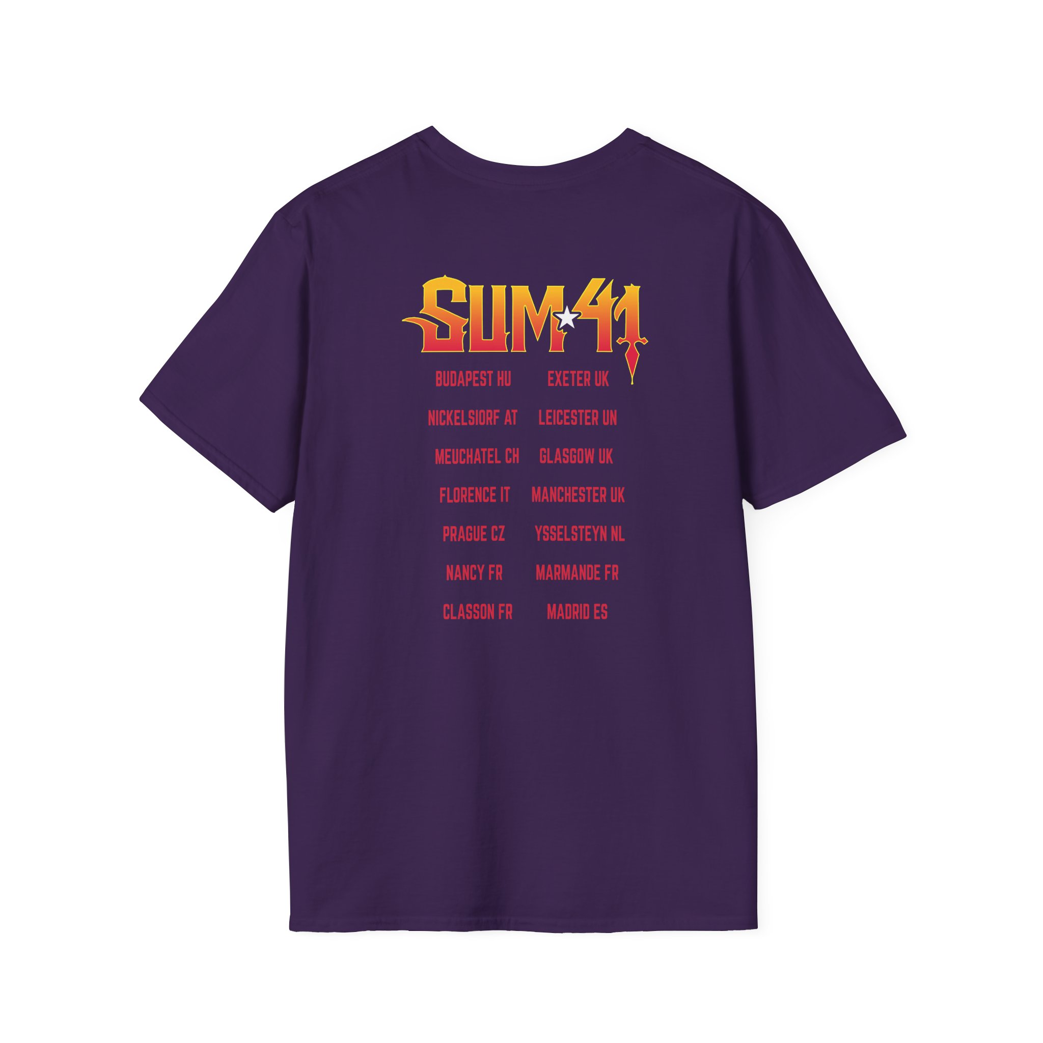 Sum 41 Out for Blood Unisex Softstyle T-Shirt
