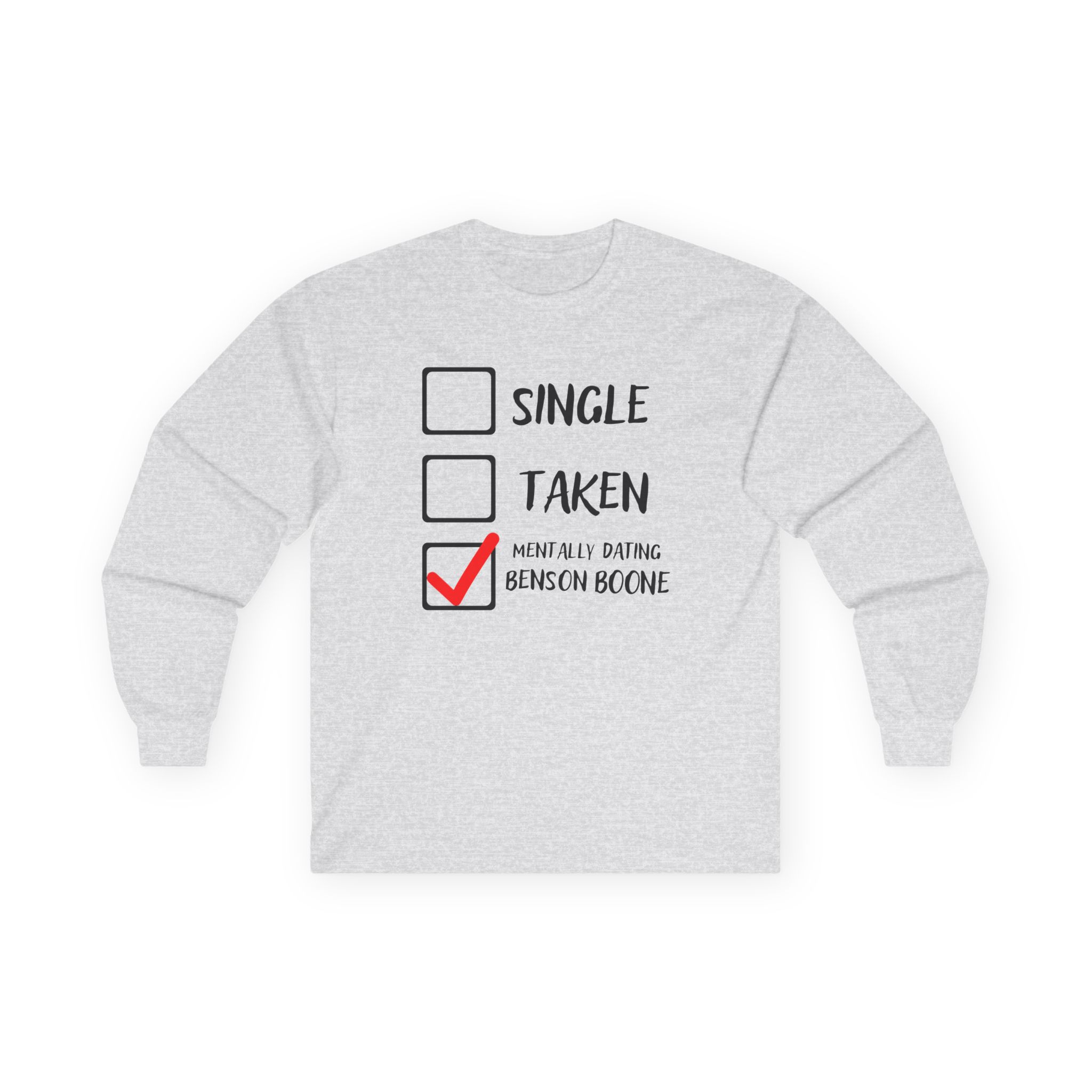 Benson Boone Mentally Dating Unisex Ultra Cotton Long Sleeve Tee