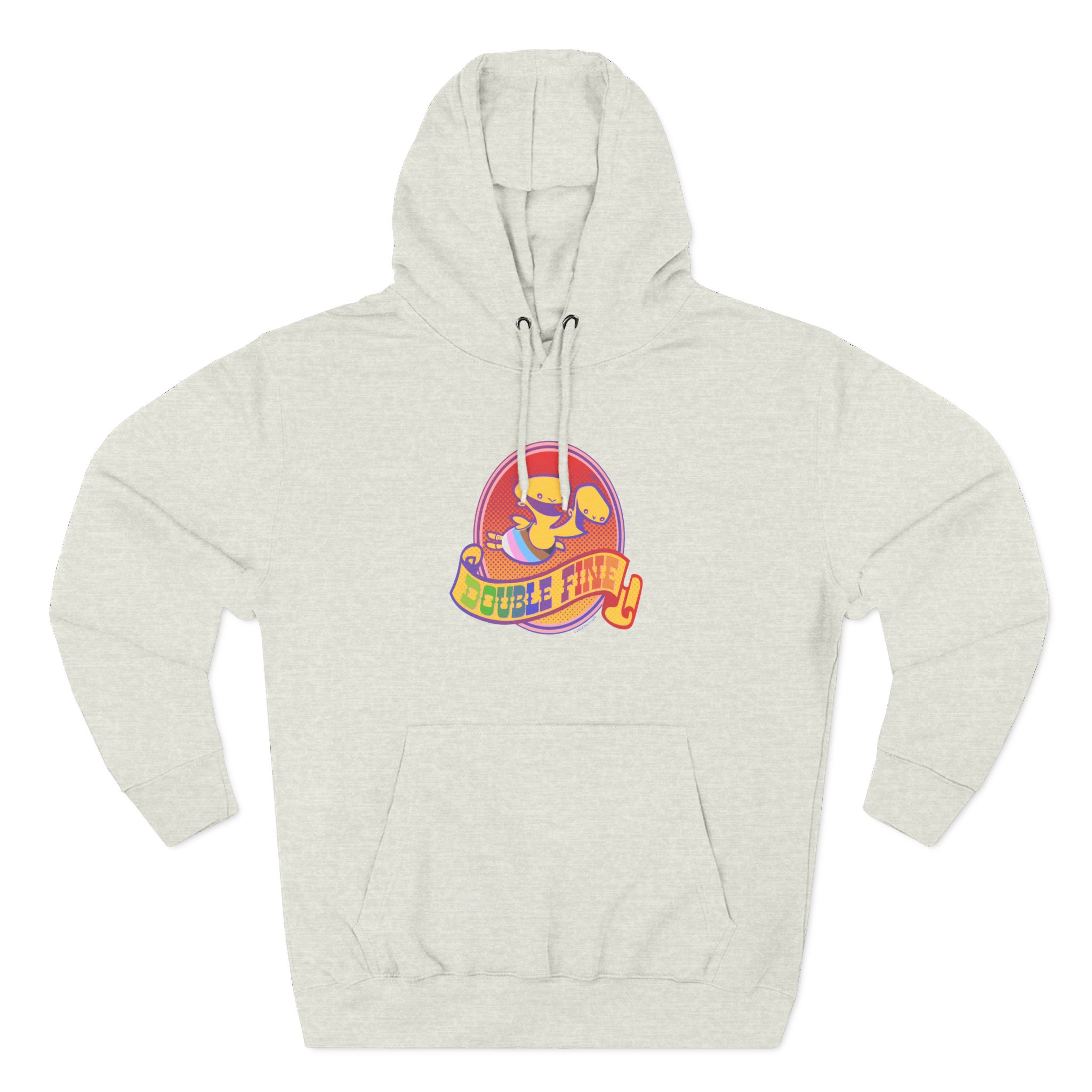 Double Fine Pride Three-Panel Fleece Hoodie