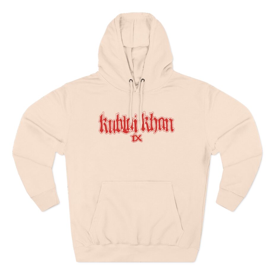 Kublai Khan - Monkey Skull Three-Panel Fleece Hoodie