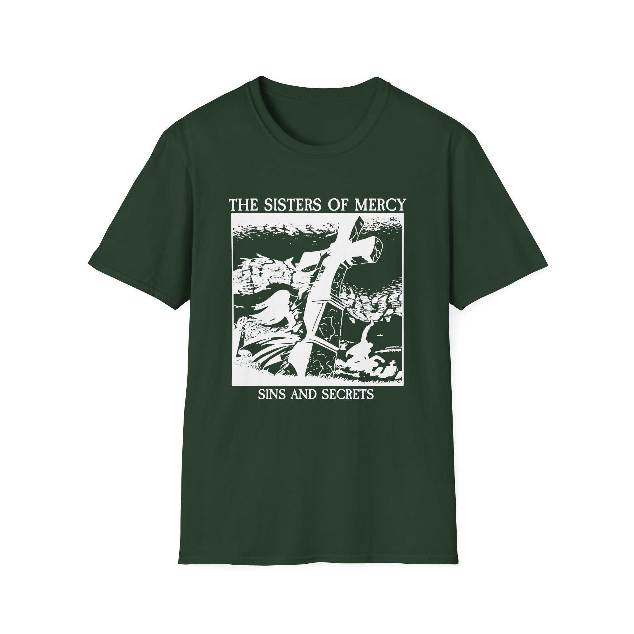 The Sisters Of Mercy Sins And Secrets Unisex Softstyle T-Shirt