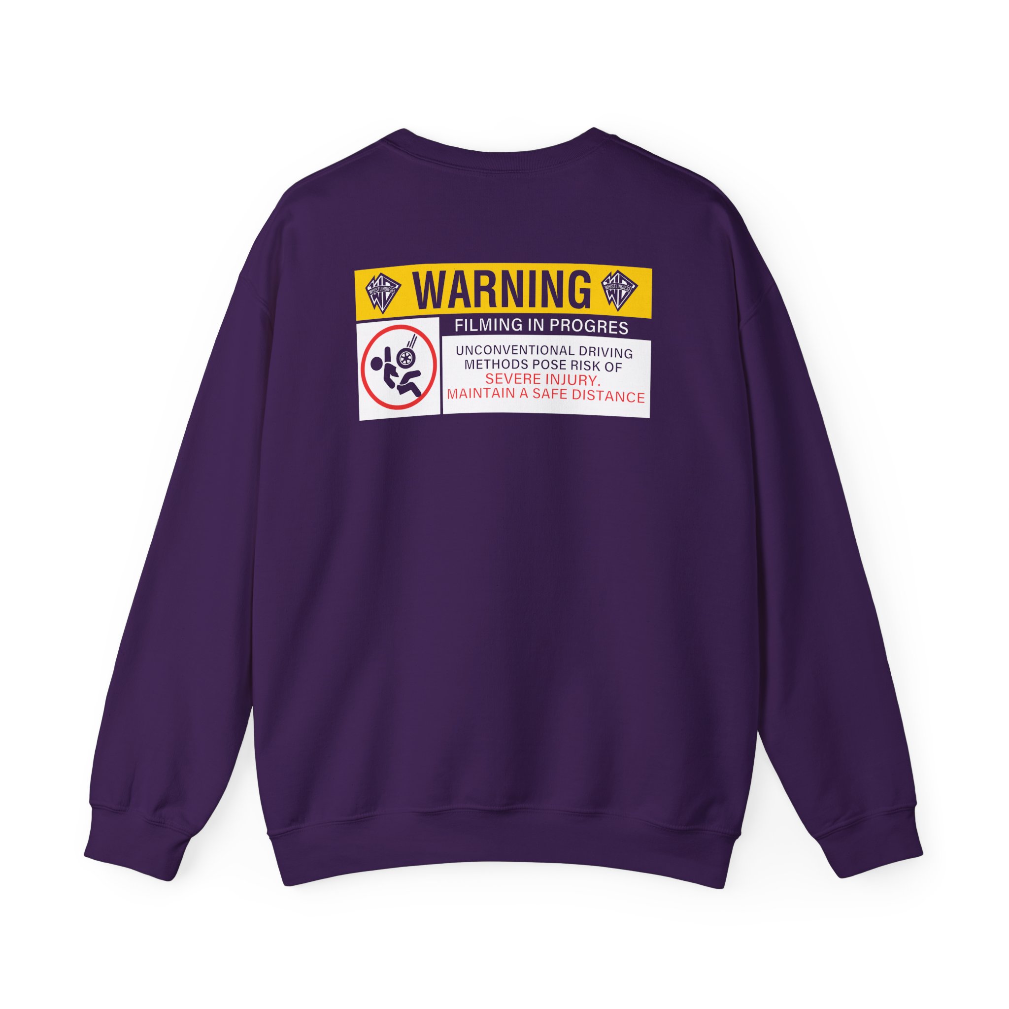 Monstermax Unconventional Driving Unisex Heavy Blendâ„¢ Crewneck Sweatshirt