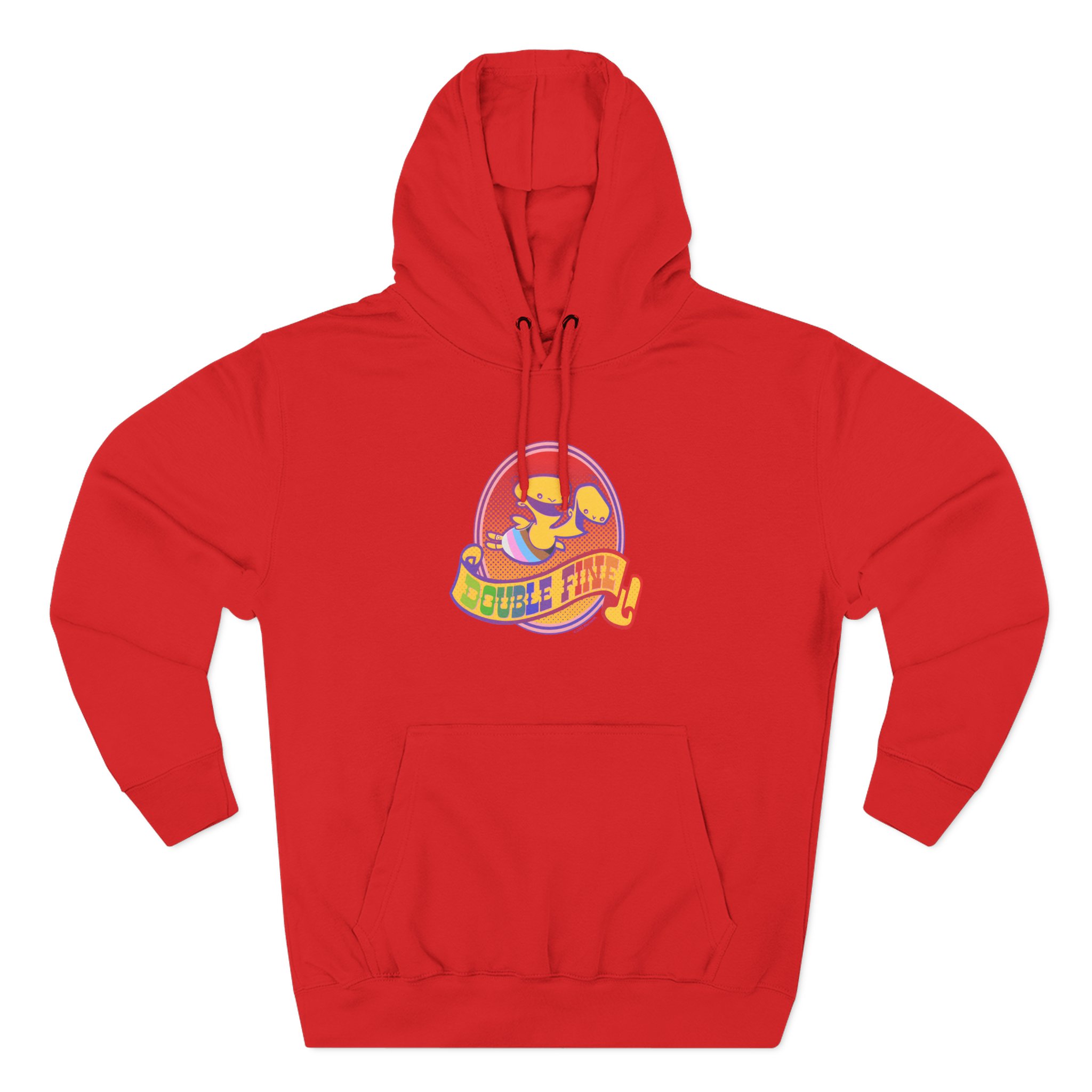 Double Fine Pride Three-Panel Fleece Hoodie