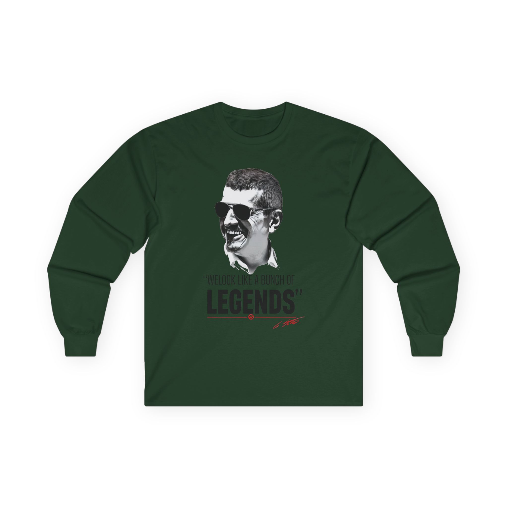 Haas F1 Guenther Steiner Legends Unisex Ultra Cotton Long Sleeve Tee