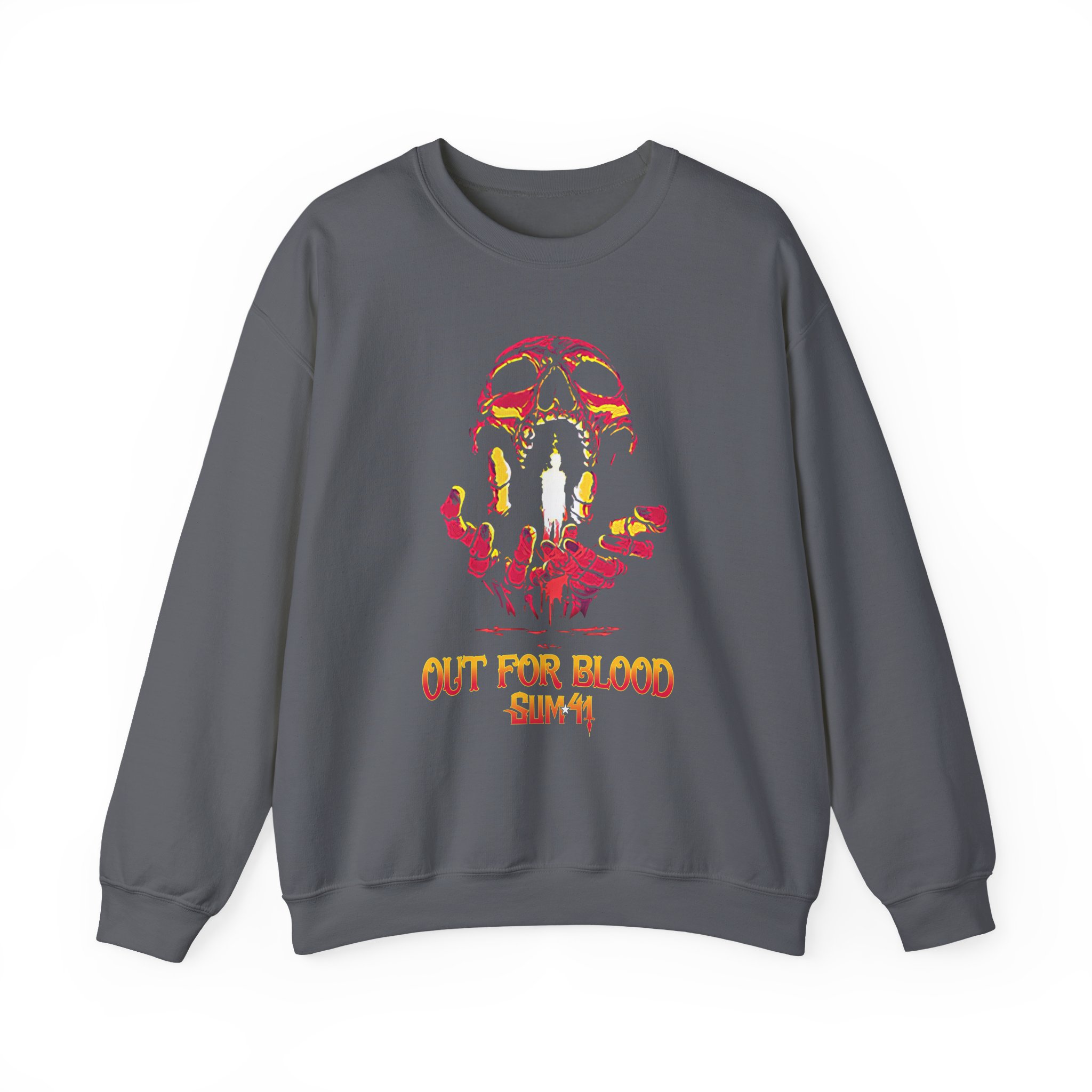 Sum 41 Out for Blood Unisex Heavy Blendâ„¢ Crewneck Sweatshirt