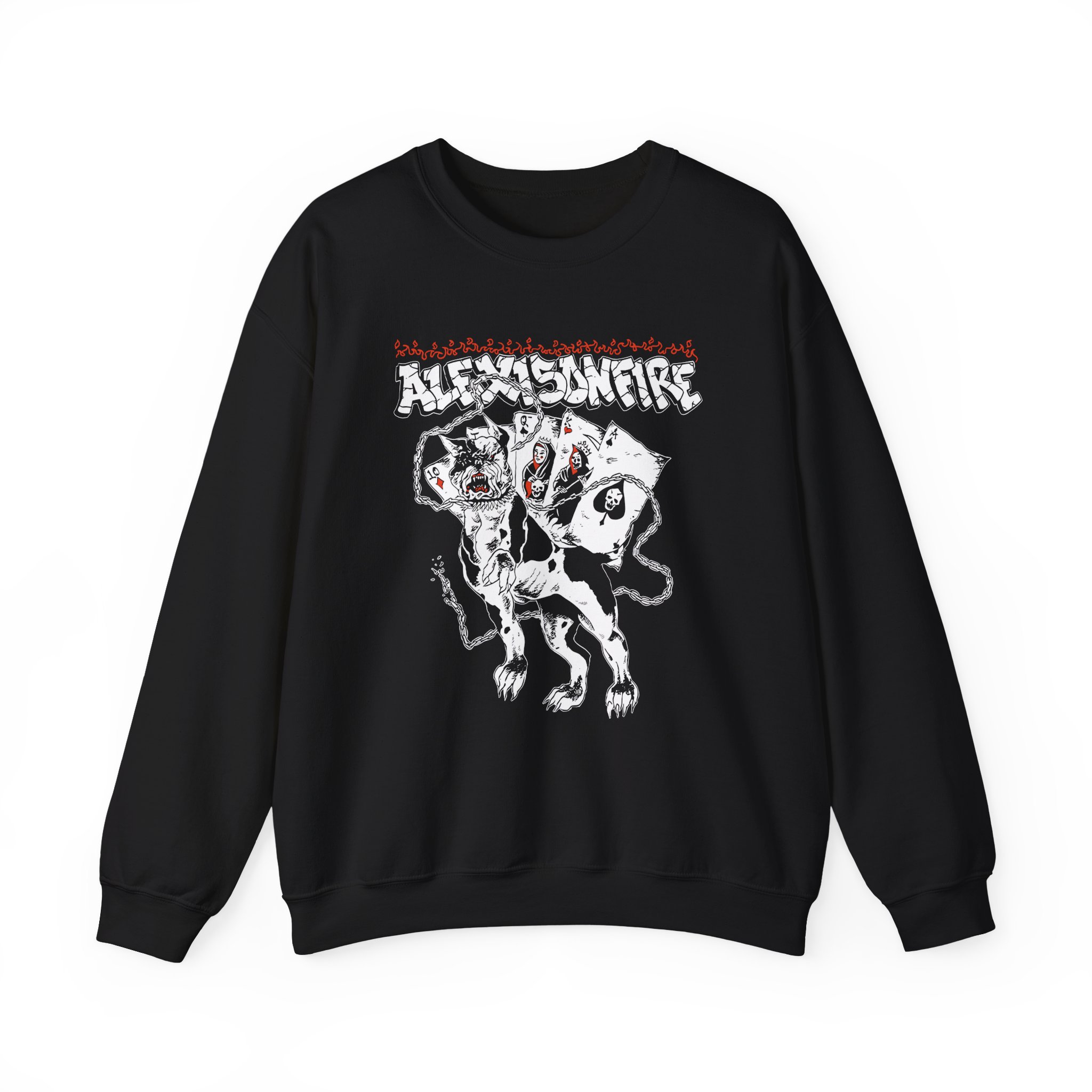 Alexisonfire Dog Chain Unisex Heavy Blendâ„¢ Crewneck Sweatshirt