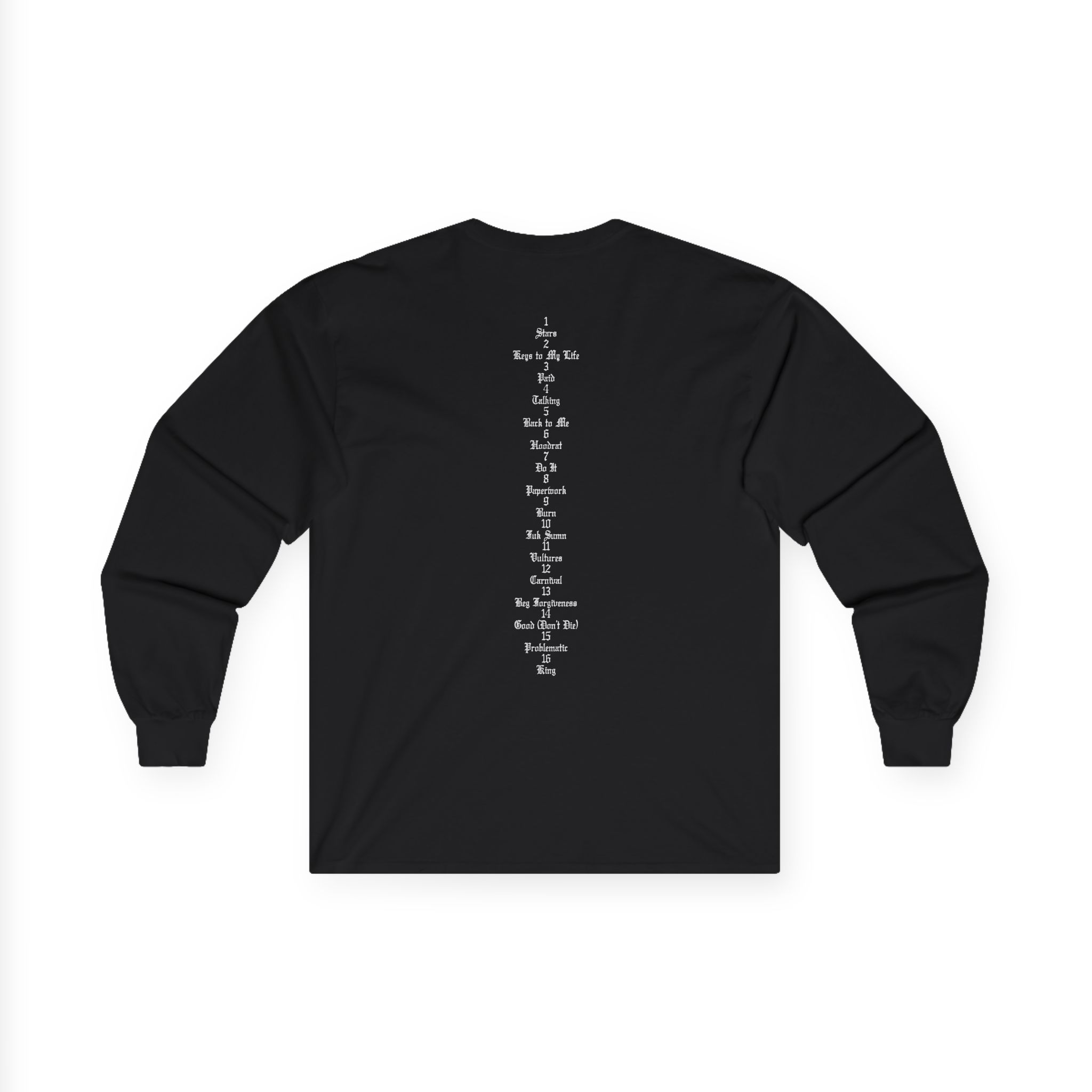 Vultures Volume 1 Tracklist and Ty Dolla Sign Unisex Ultra Cotton Long Sleeve Tee