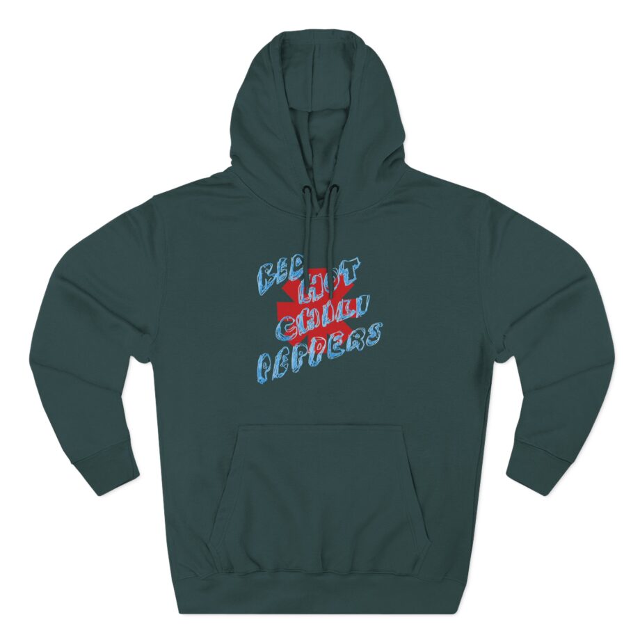 Red Hot Chili Peppers Scribbled Logo Three-Panel Fleece Hoodie