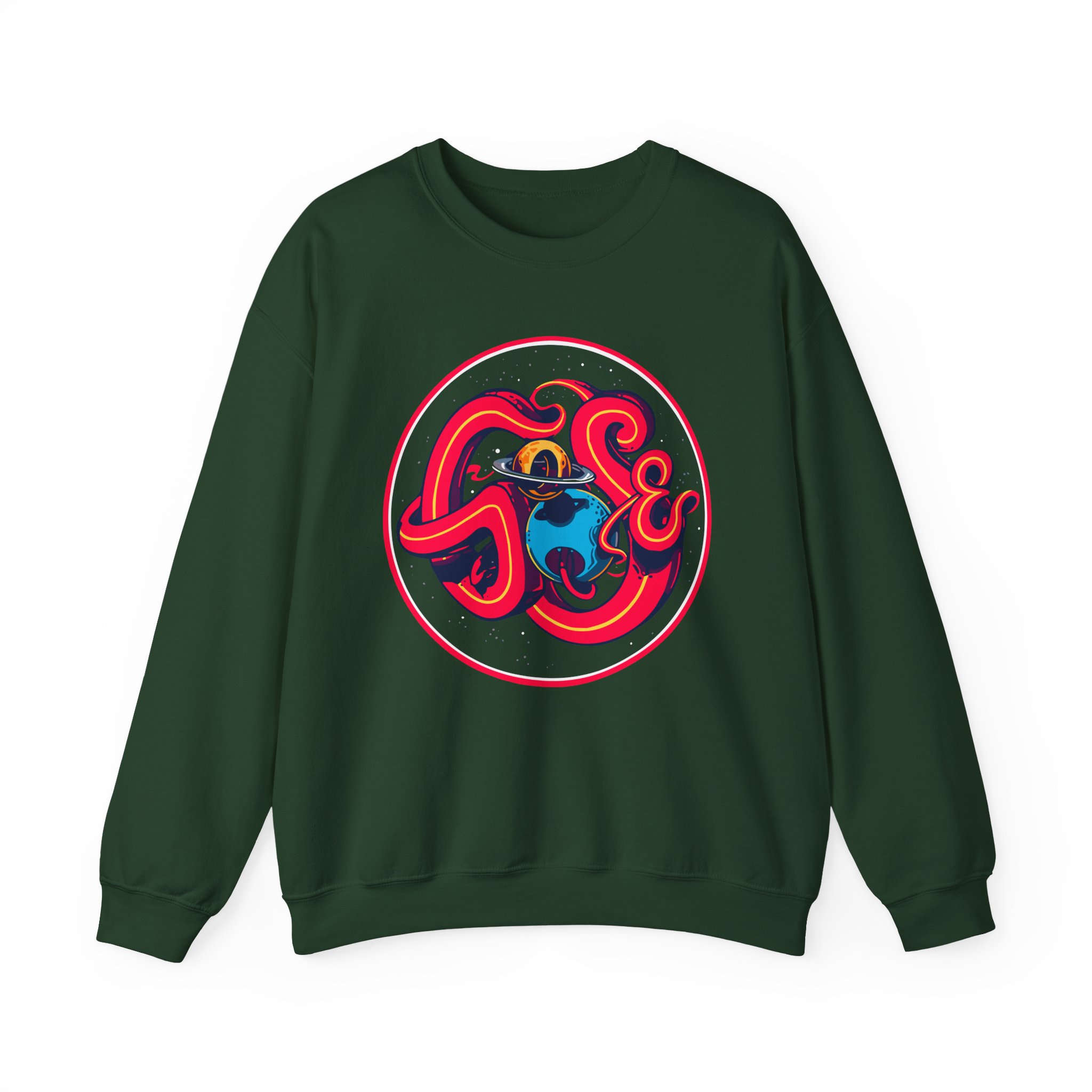 Goose Planetary Unisex Heavy Blendâ„¢ Crewneck Sweatshirt