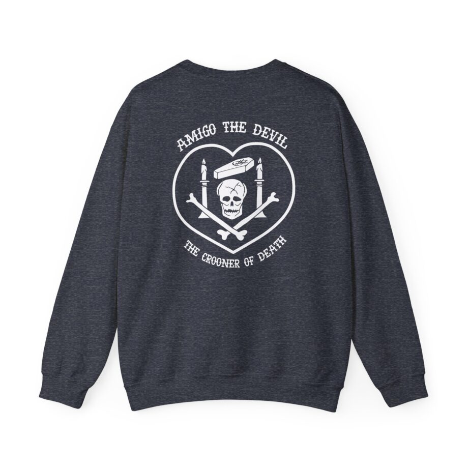 Amigo the Devil Born Against Unisex Heavy Blend™ Crewneck Sweatshirt