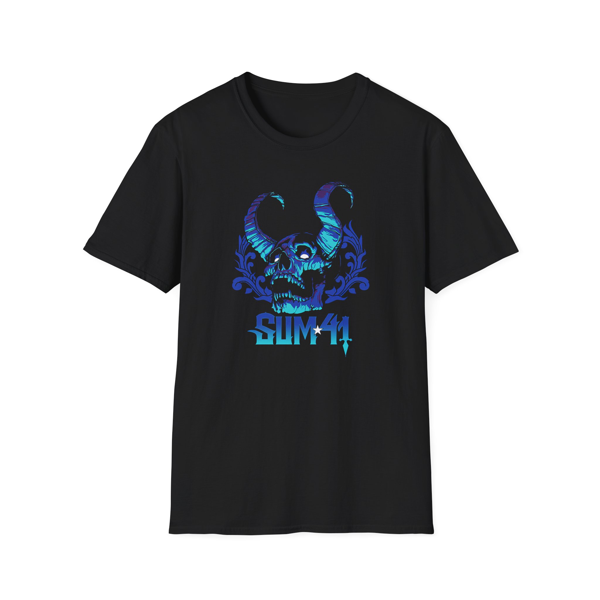 Sum 41 Blue Demon Itin Unisex Softstyle T-Shirt