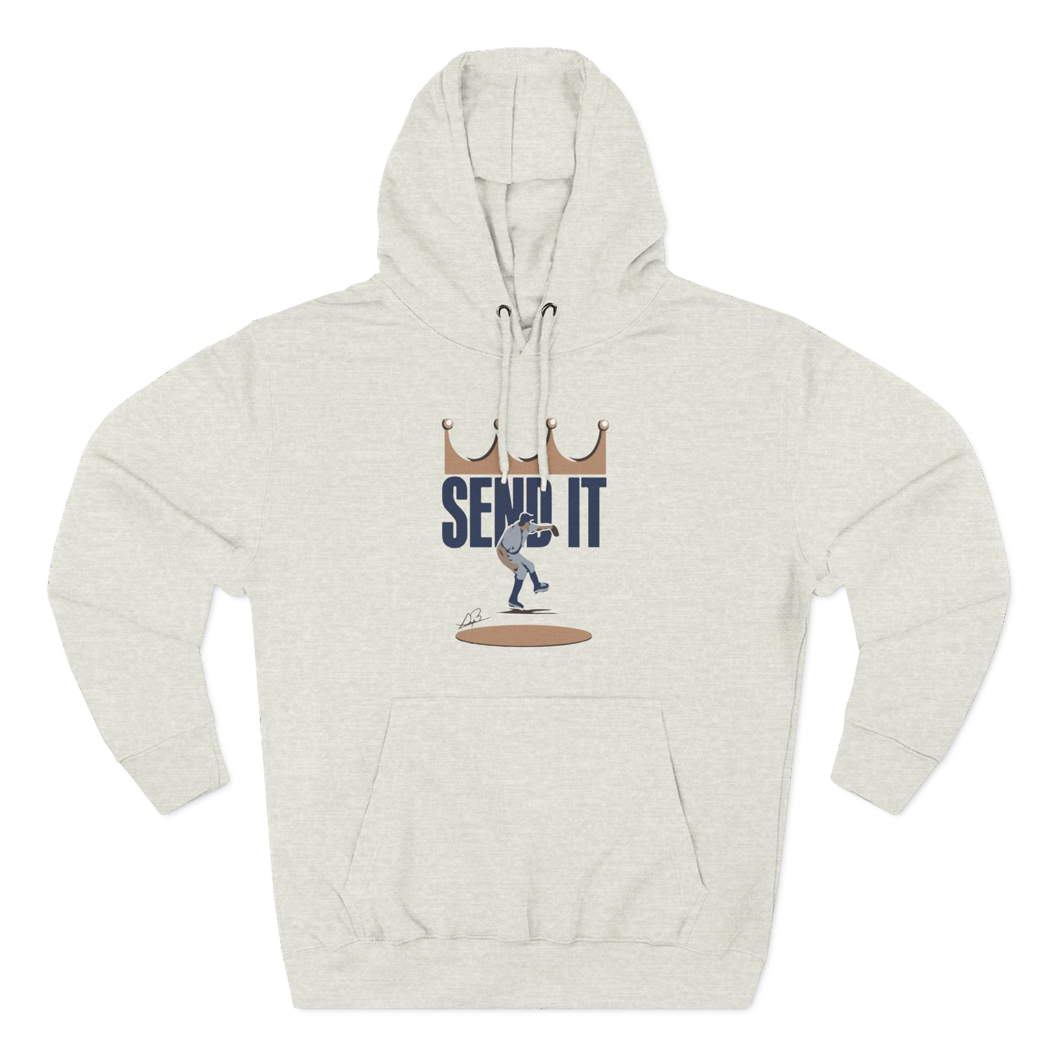 Trevor Bauer Send It  Three-Panel Fleece Hoodie