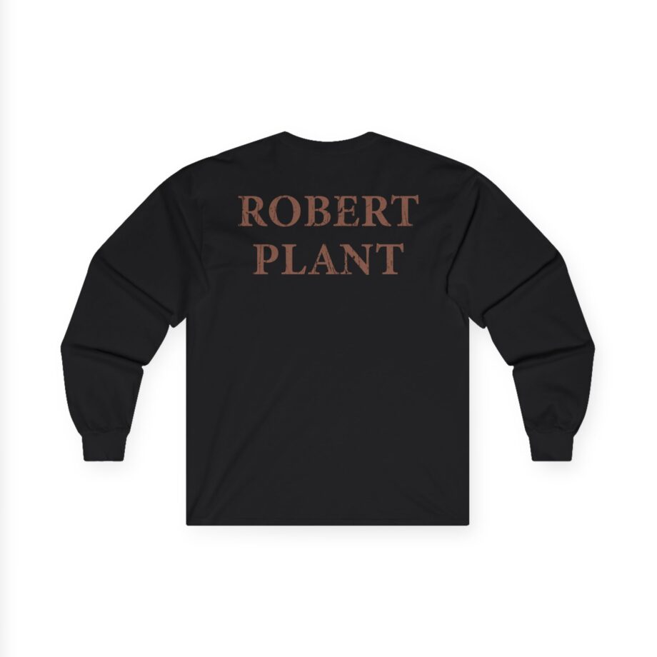 Robert Plant Distressed Feather Logo Unisex Ultra Cotton Long Sleeve Tee