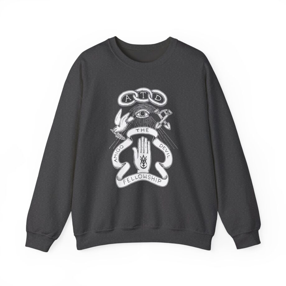 Amigo the Devil  Fellowship Unisex Heavy Blend™ Crewneck Sweatshirt