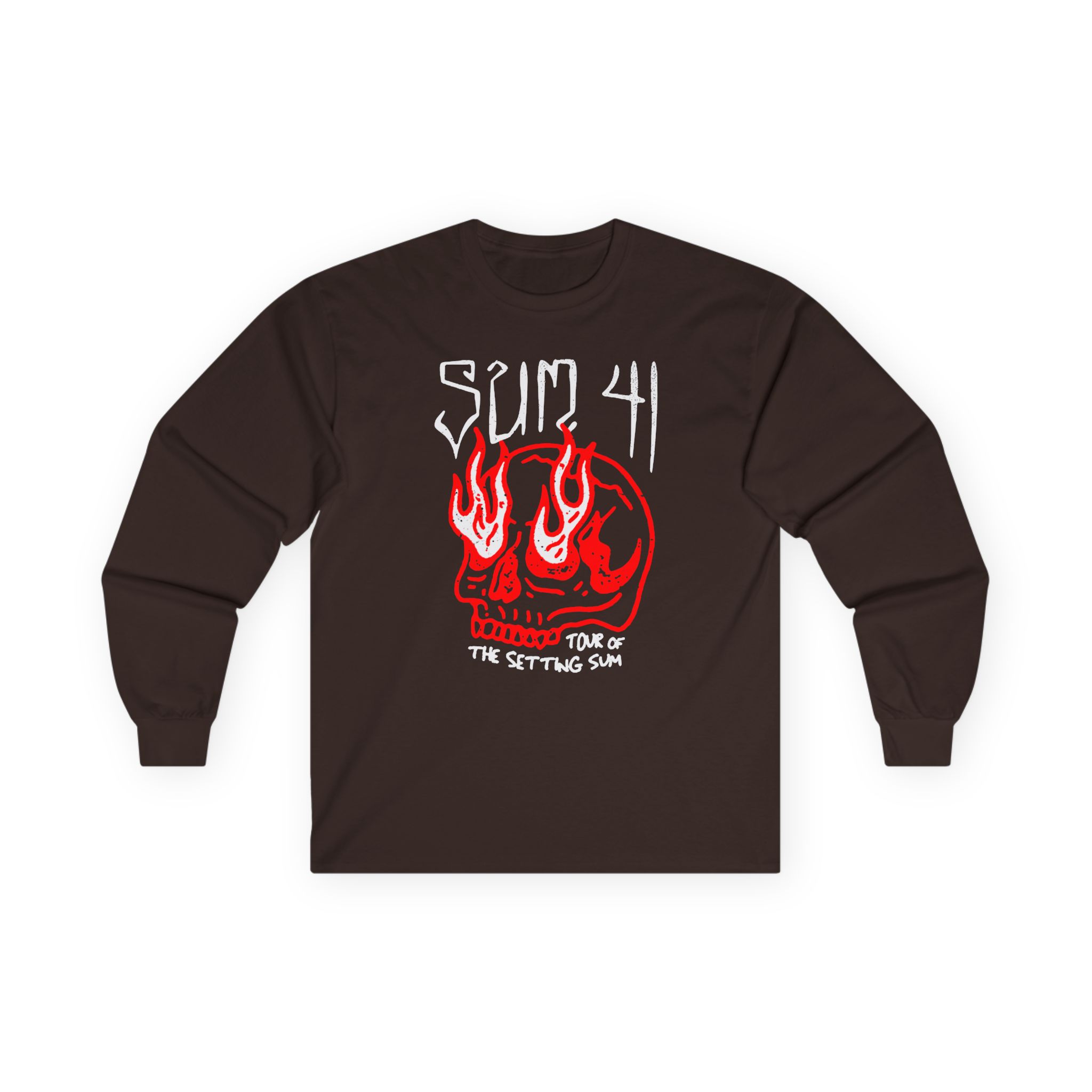 Sum 41 Skull Sketch Tour Unisex Ultra Cotton Long Sleeve Tee