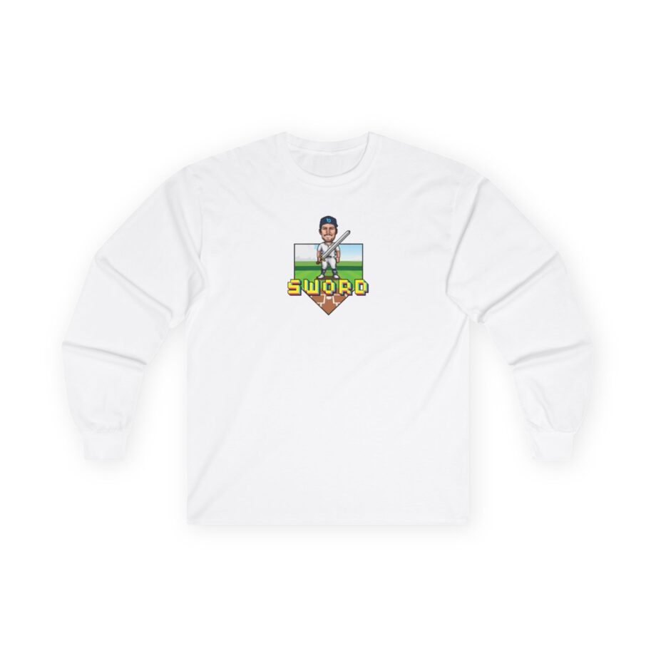Trevor Bauer Sword Pixel Art Unisex Ultra Cotton Long Sleeve Tee
