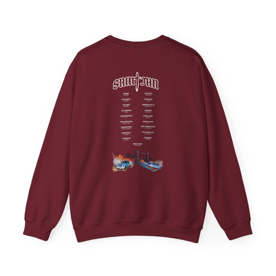 Saint JhnIgnorant Forever World Tour Unisex Heavy Blend™ Crewneck Sweatshirt