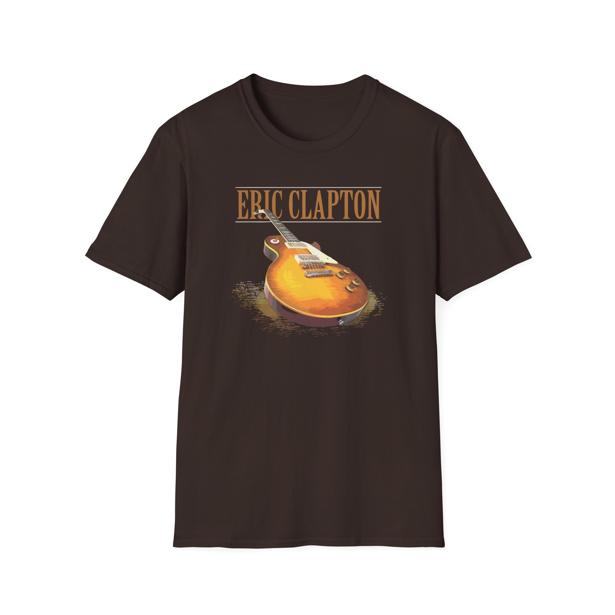 Eric Clapton 3d Guitar Unisex Softstyle T-Shirt