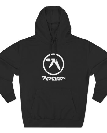 Aphex Twin Logo Three-Panel Fleece Hoodie