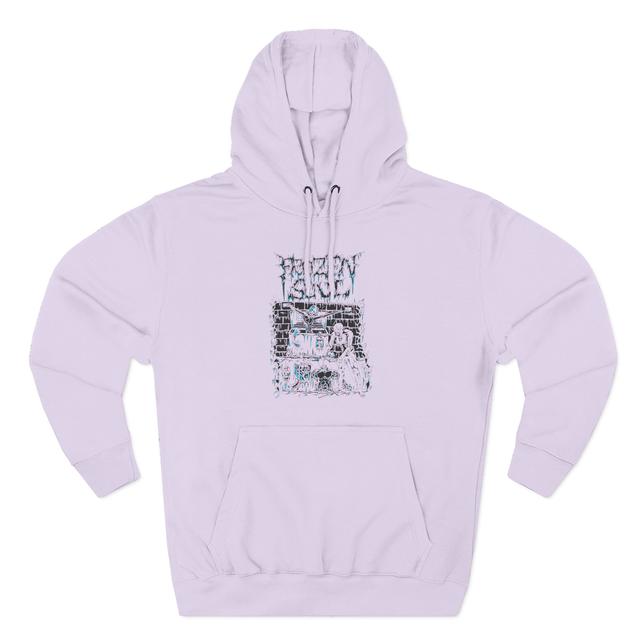 Frozen Soul Hung Up on Ice Three-Panel Fleece Hoodie