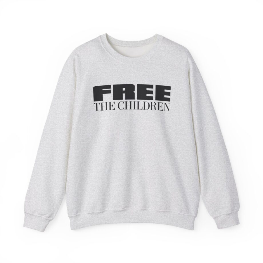 Ryan Garcia Free the Children Unisex Heavy Blend™ Crewneck Sweatshirt