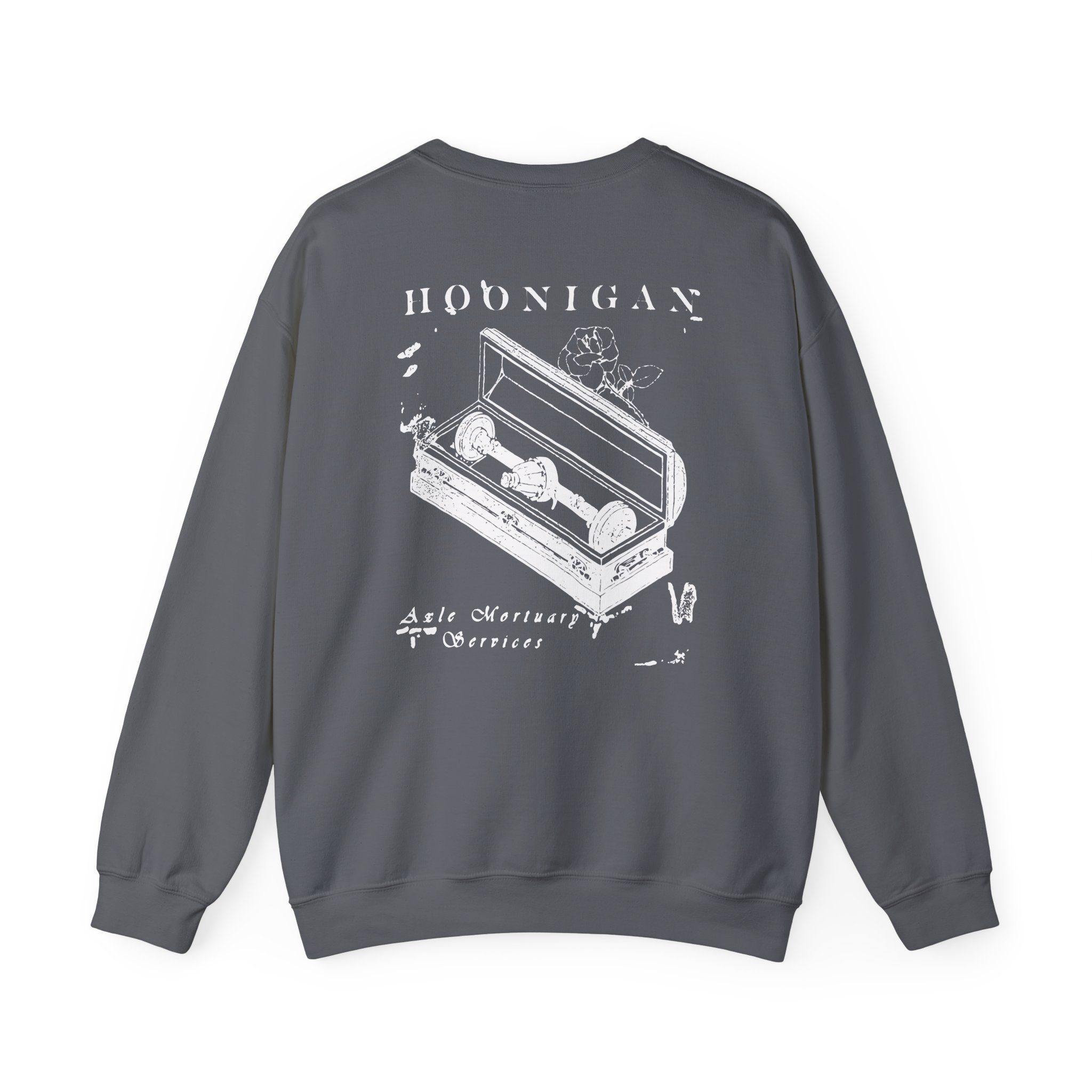 Ken Block Hoonigan Mortuary  Unisex Heavy Blendâ„¢ Crewneck Sweatshirt