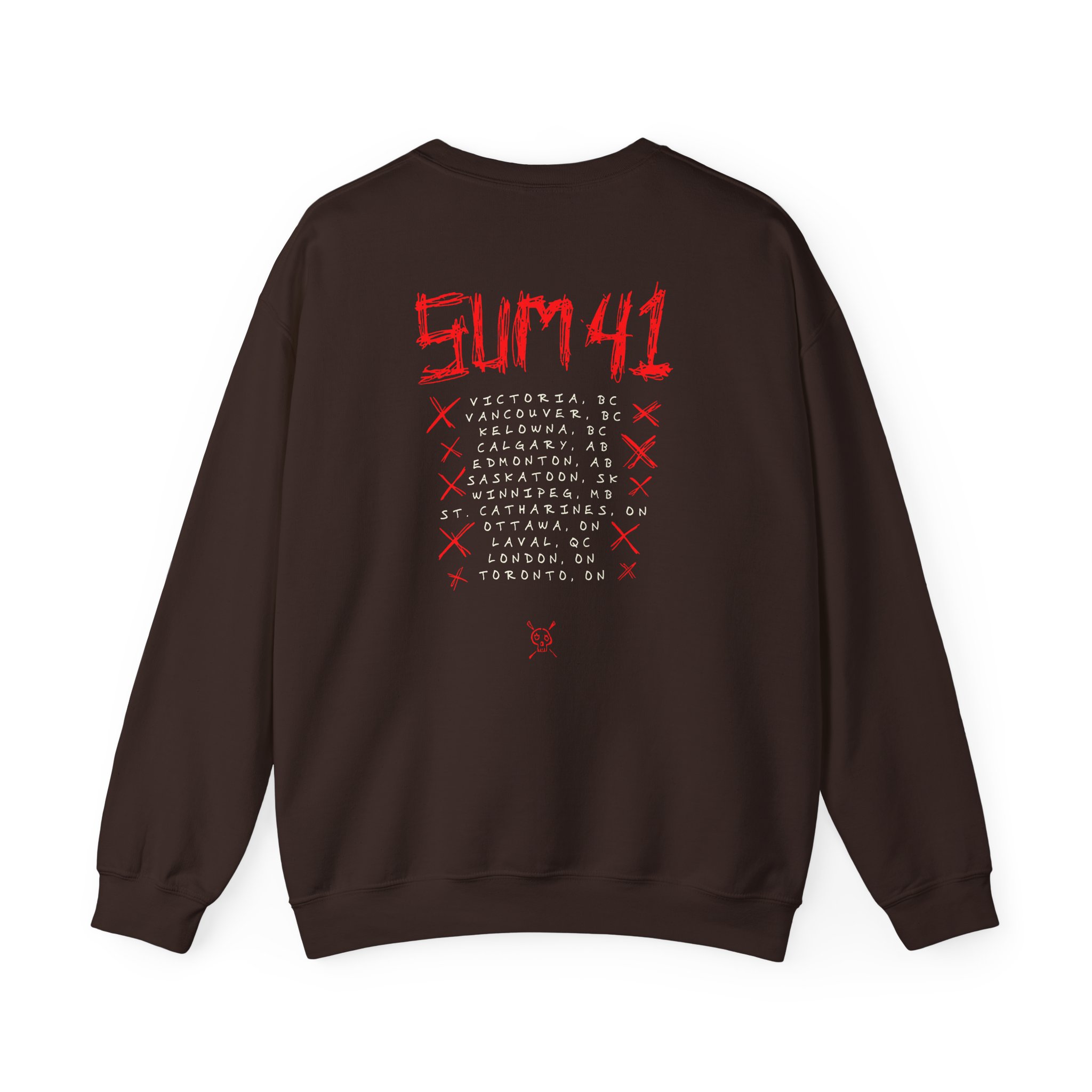 Sum 41 F**k Tour Unisex Heavy Blendâ„¢ Crewneck Sweatshirt