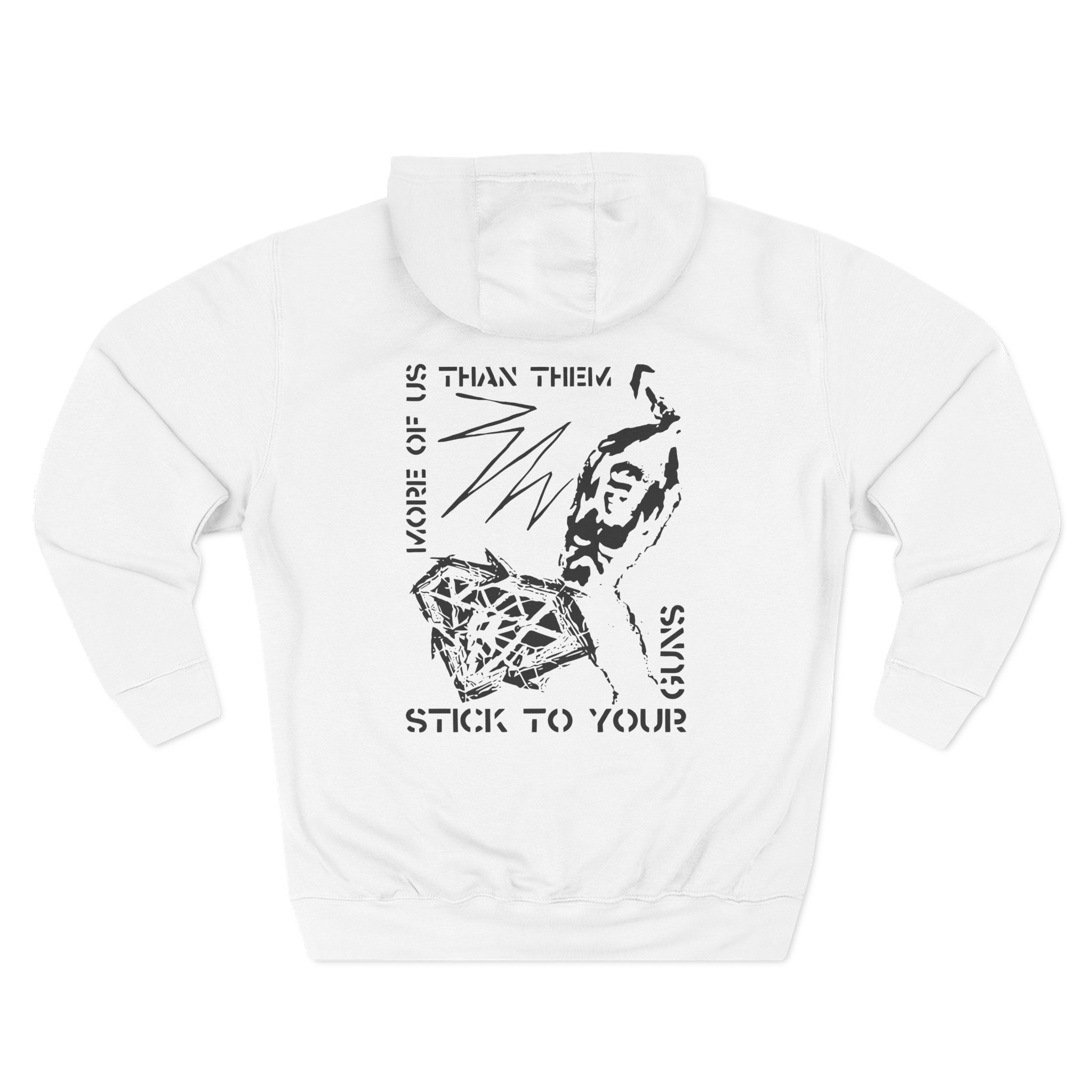 Stick to Your Guns Shatter Three-Panel Fleece Hoodie