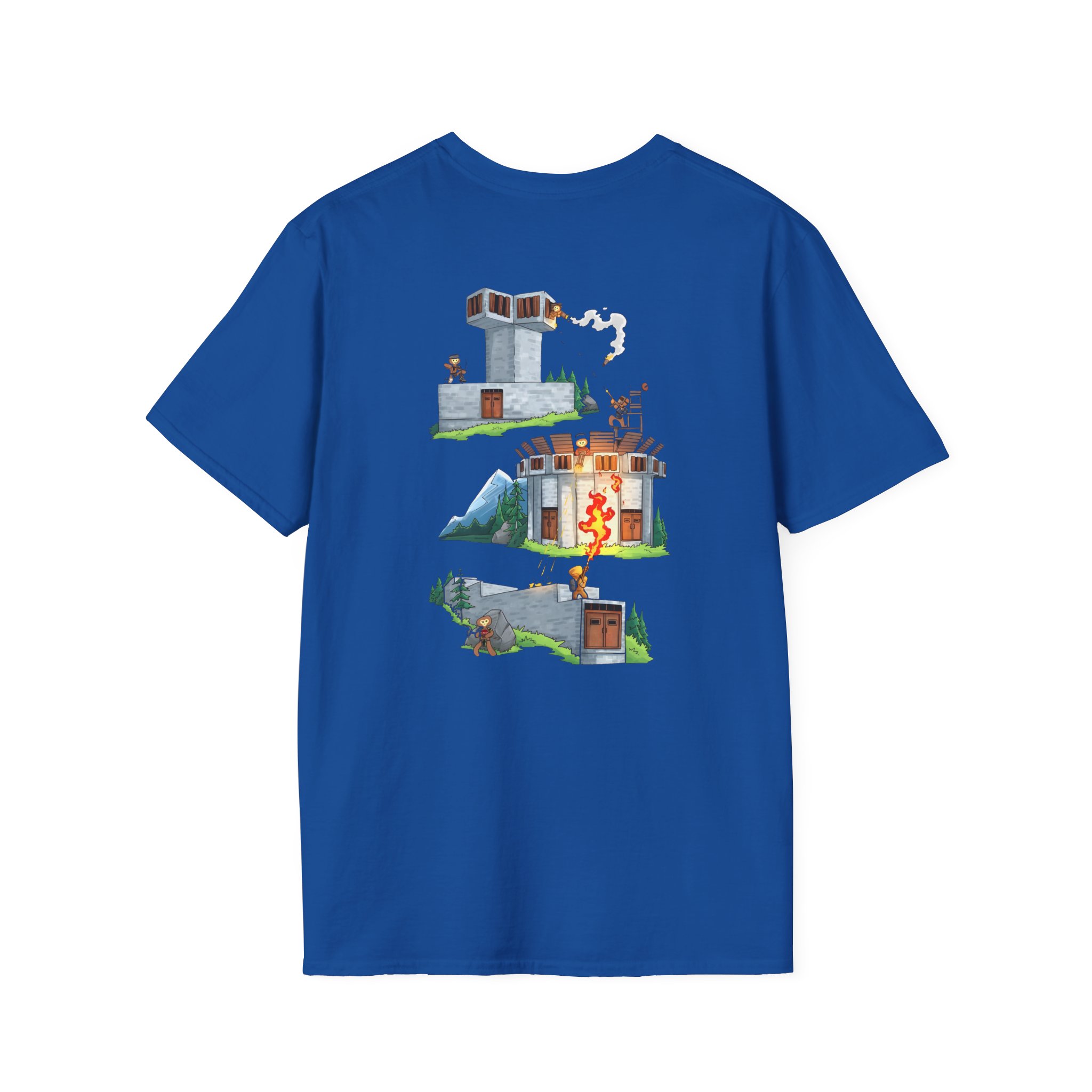 Spoonkid Battlefield Unisex Softstyle T-Shirt