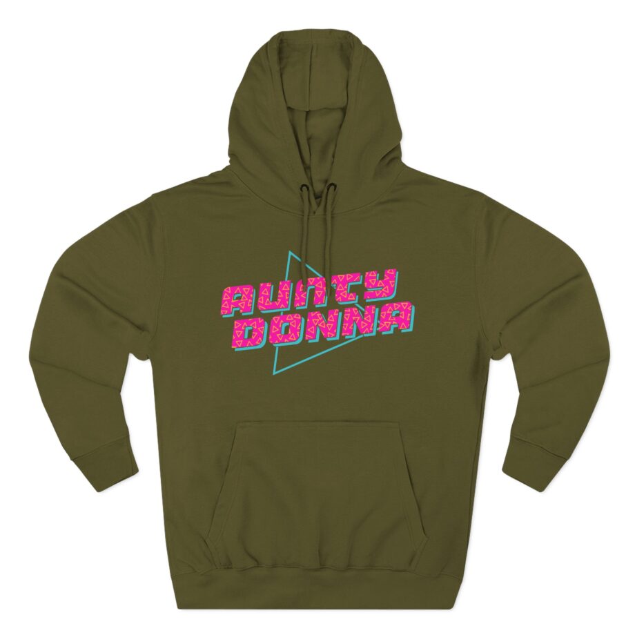 Aunty Donna Retro Three-Panel Fleece Hoodie