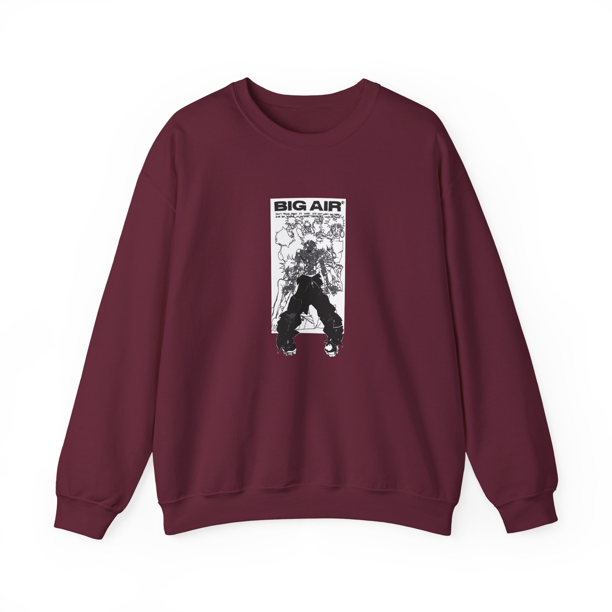 Ecco2k Big Air Unisex Heavy Blendâ„¢ Crewneck Sweatshirt