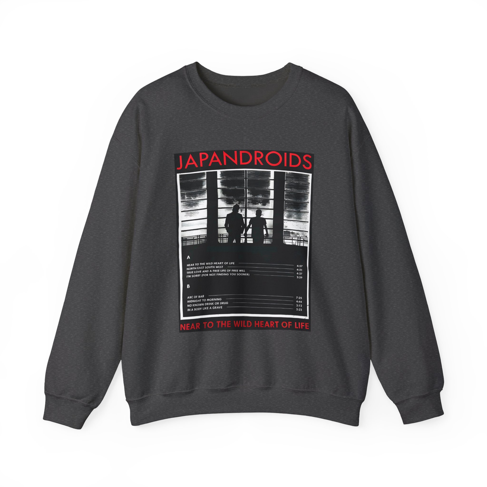 Japandroids Near to the Wild Heart of Life Unisex Heavy Blendâ„¢ Crewneck Sweatshirt