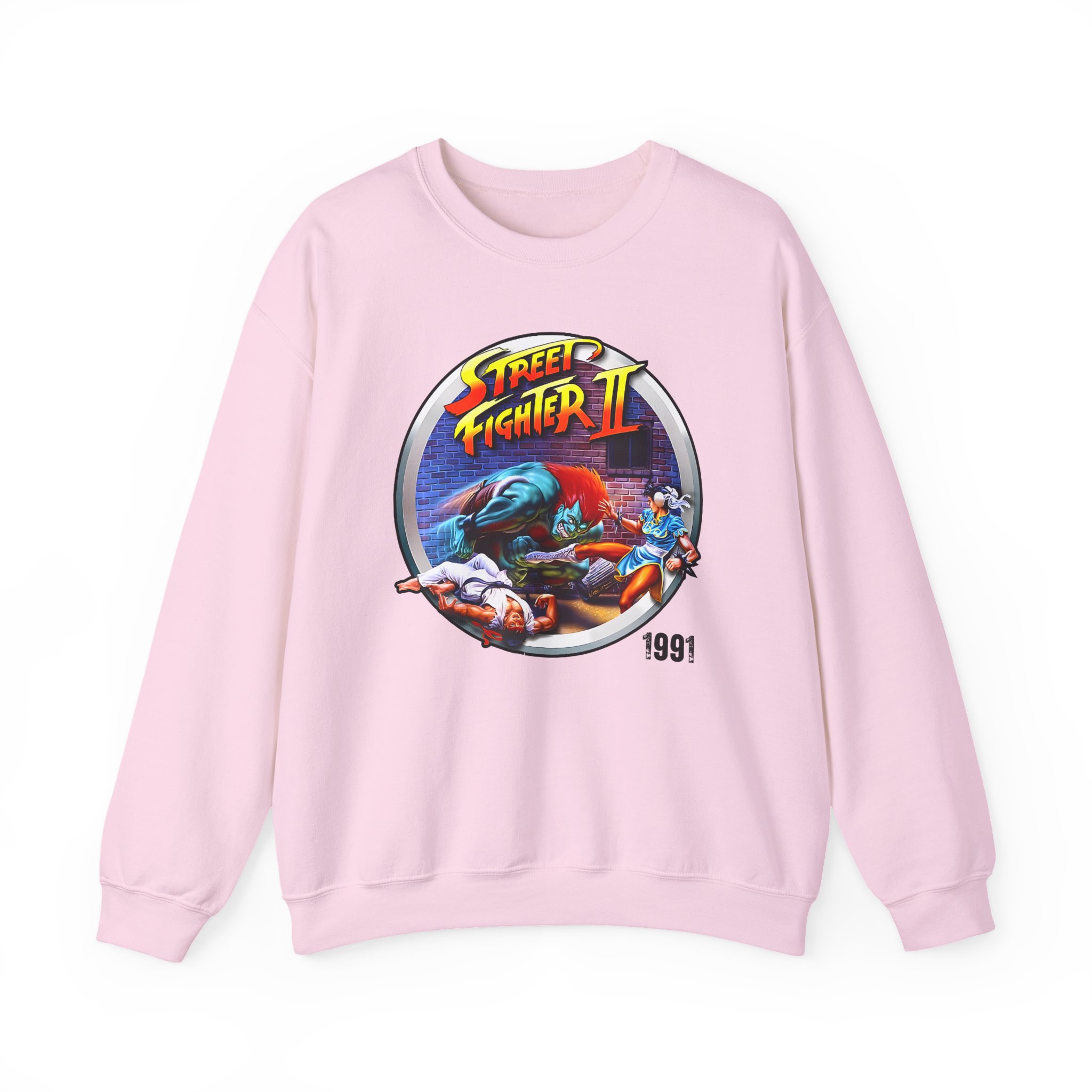 Ishowspeed Street Fighter Unisex Heavy Blendâ„¢ Crewneck Sweatshirt