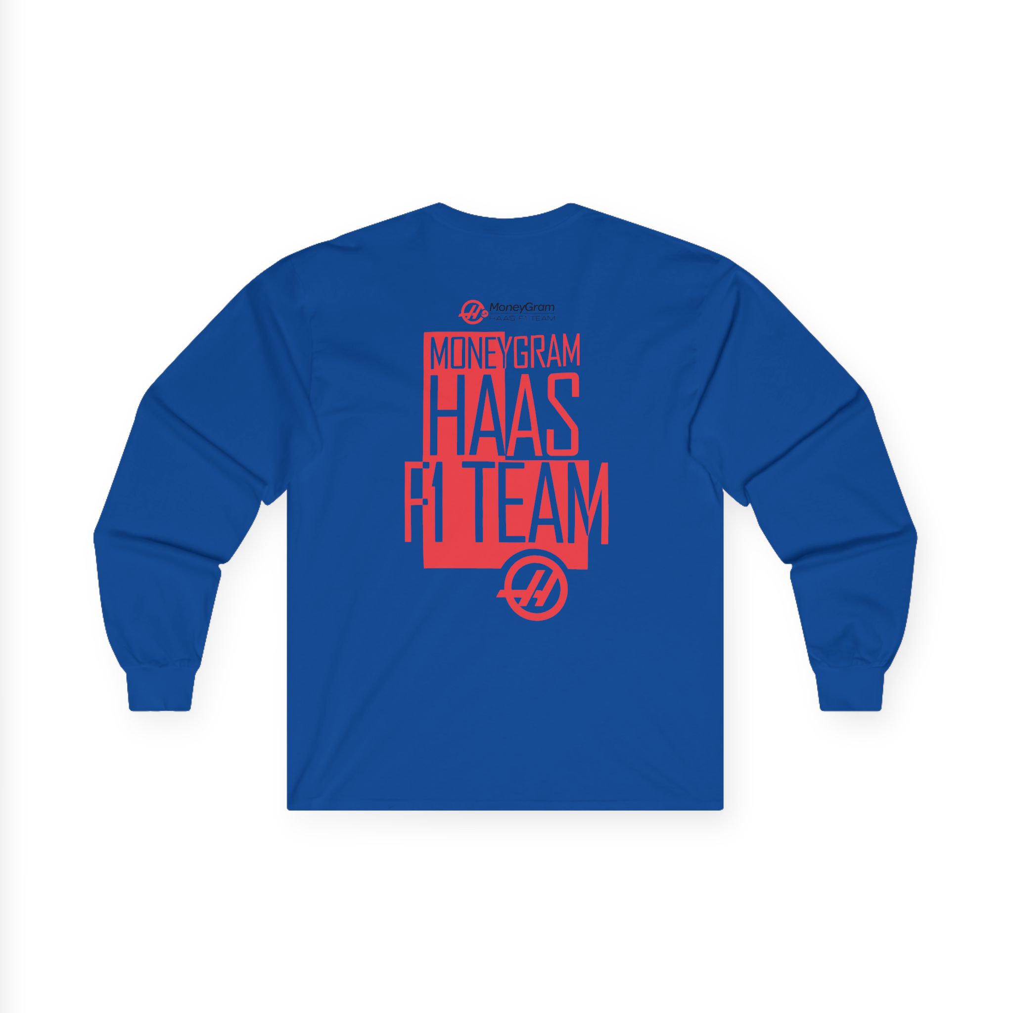 Haas F1 Color Block Unisex Ultra Cotton Long Sleeve Tee