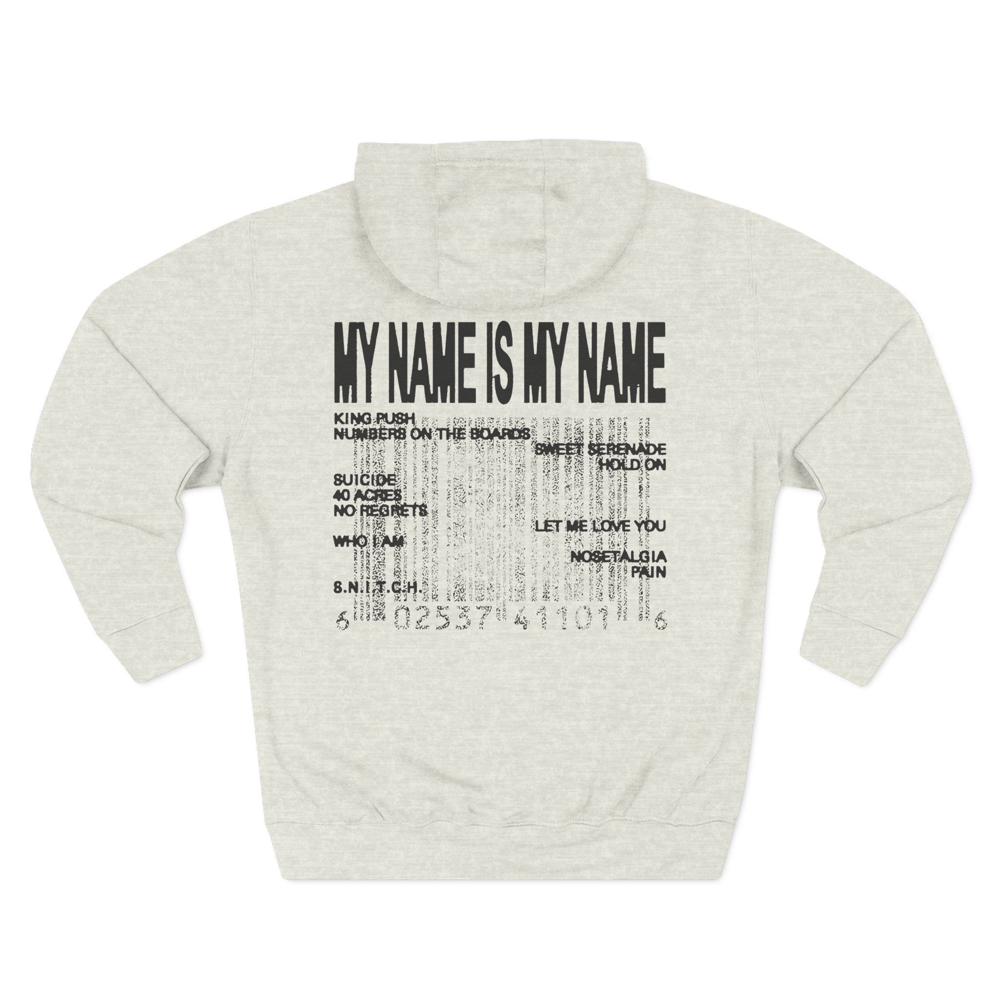 Clipse Mnimn Tracklist Three-Panel Fleece Hoodie