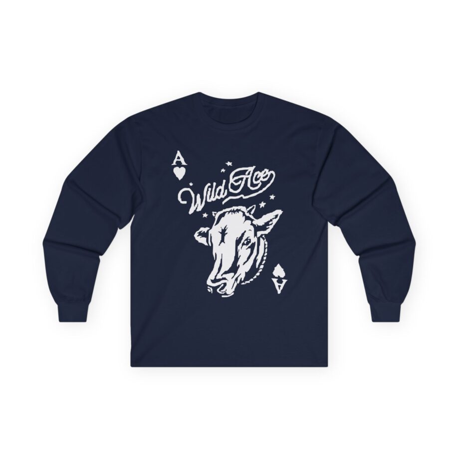 Kallmekris Wild Ace Knit Unisex Ultra Cotton Long Sleeve Tee