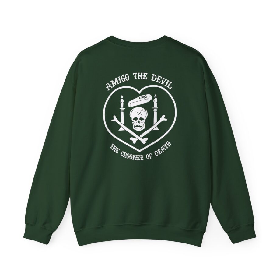 Amigo the Devil Born Against Unisex Heavy Blend™ Crewneck Sweatshirt