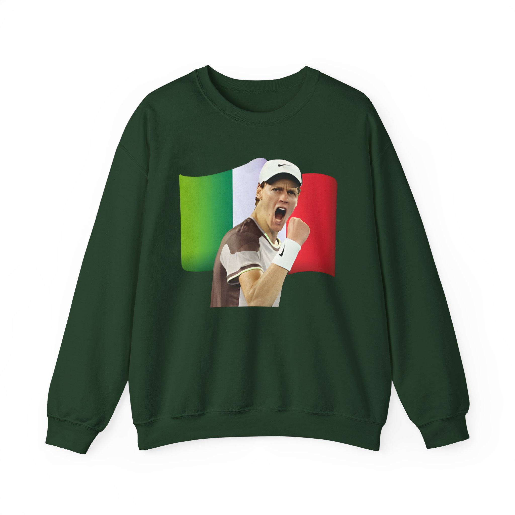 Jannik Sinner Italian Tennis Star Fan Unisex Heavy Blendâ„¢ Crewneck Sweatshirt