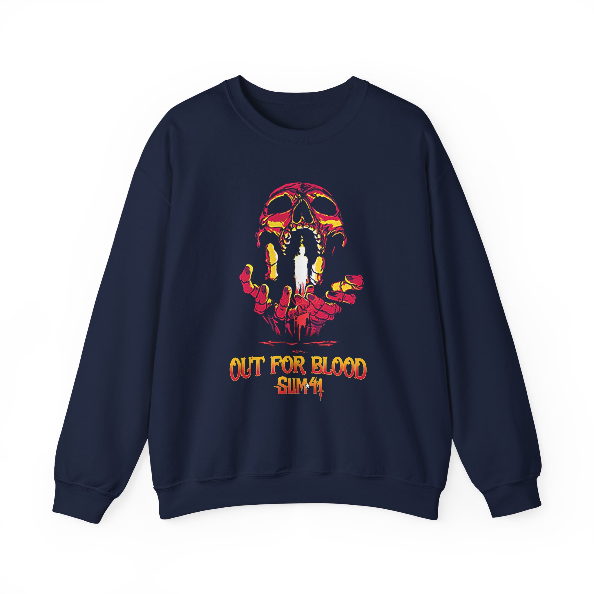 Sum 41 Out for Blood Unisex Heavy Blendâ„¢ Crewneck Sweatshirt