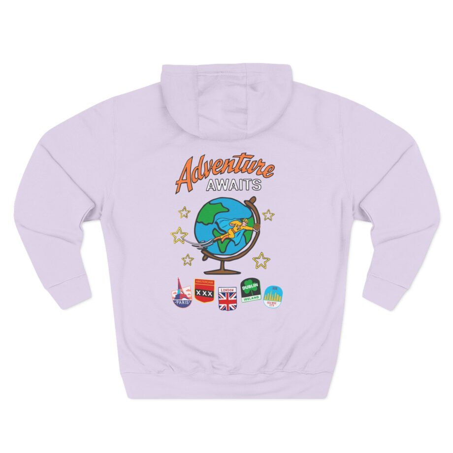 Ryan Trahan One Cent Adventure Awaits Travel Club Three-Panel Fleece Hoodie