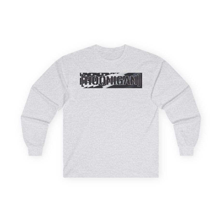 Ken Block Hoonigan Stars & Stripes Censor Bar Unisex Ultra Cotton Long Sleeve Tee