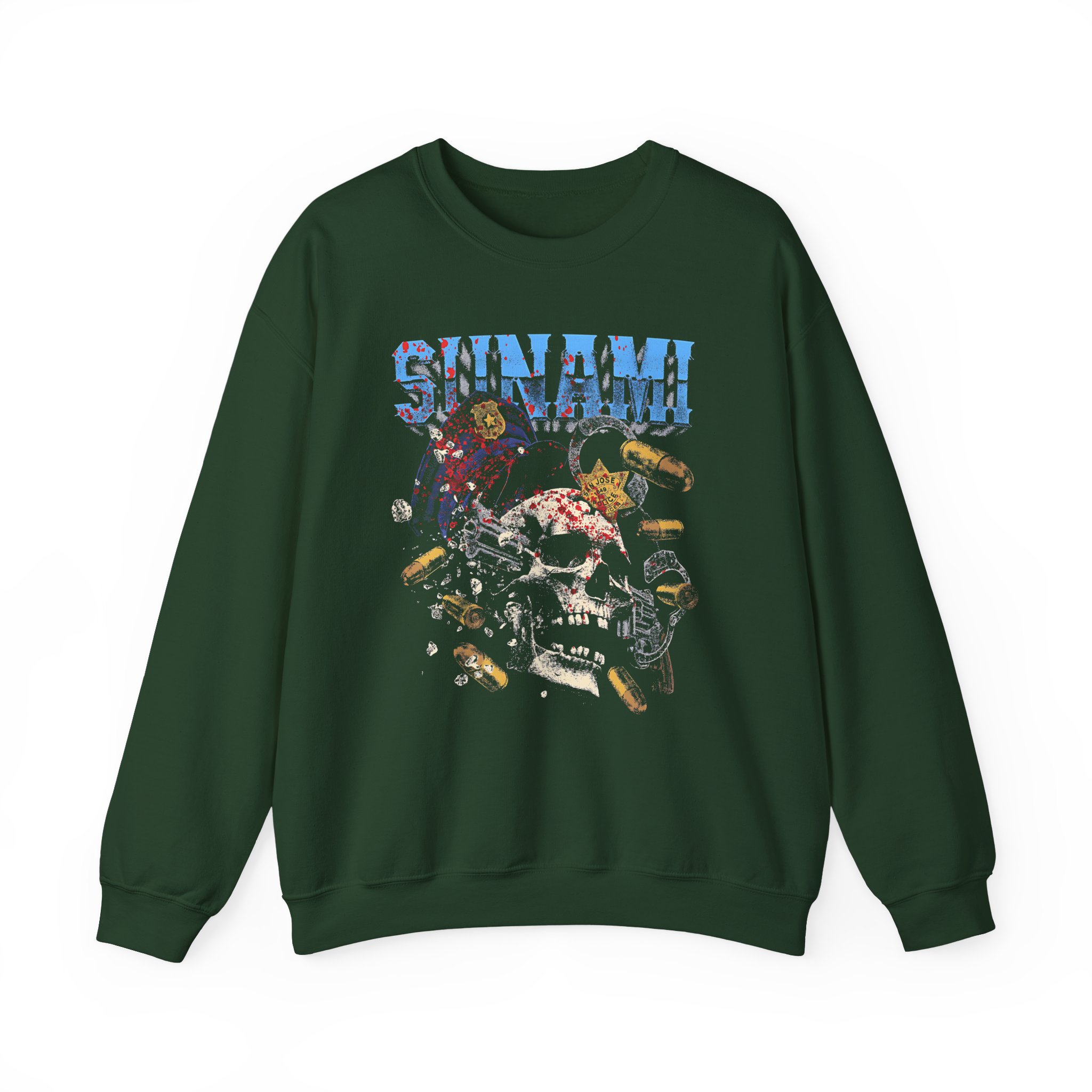Sunami Skull Unisex Heavy Blendâ„¢ Crewneck Sweatshirt