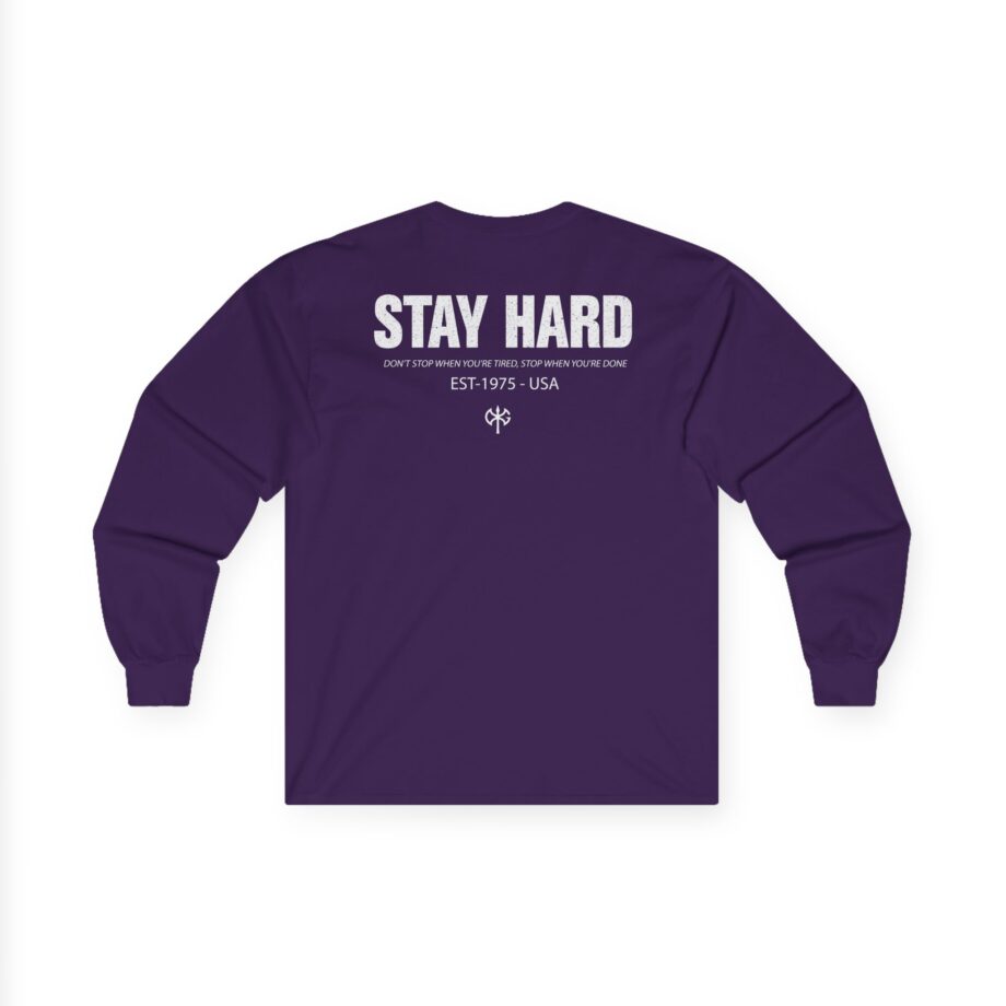 David Goggins  Stay Hard Unisex Ultra Cotton Long Sleeve Tee