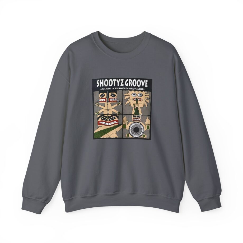 Shootyz Groove Jammin in Vicious Environments Album Cover Unisex Heavy Blend™ Crewneck Sweatshirt