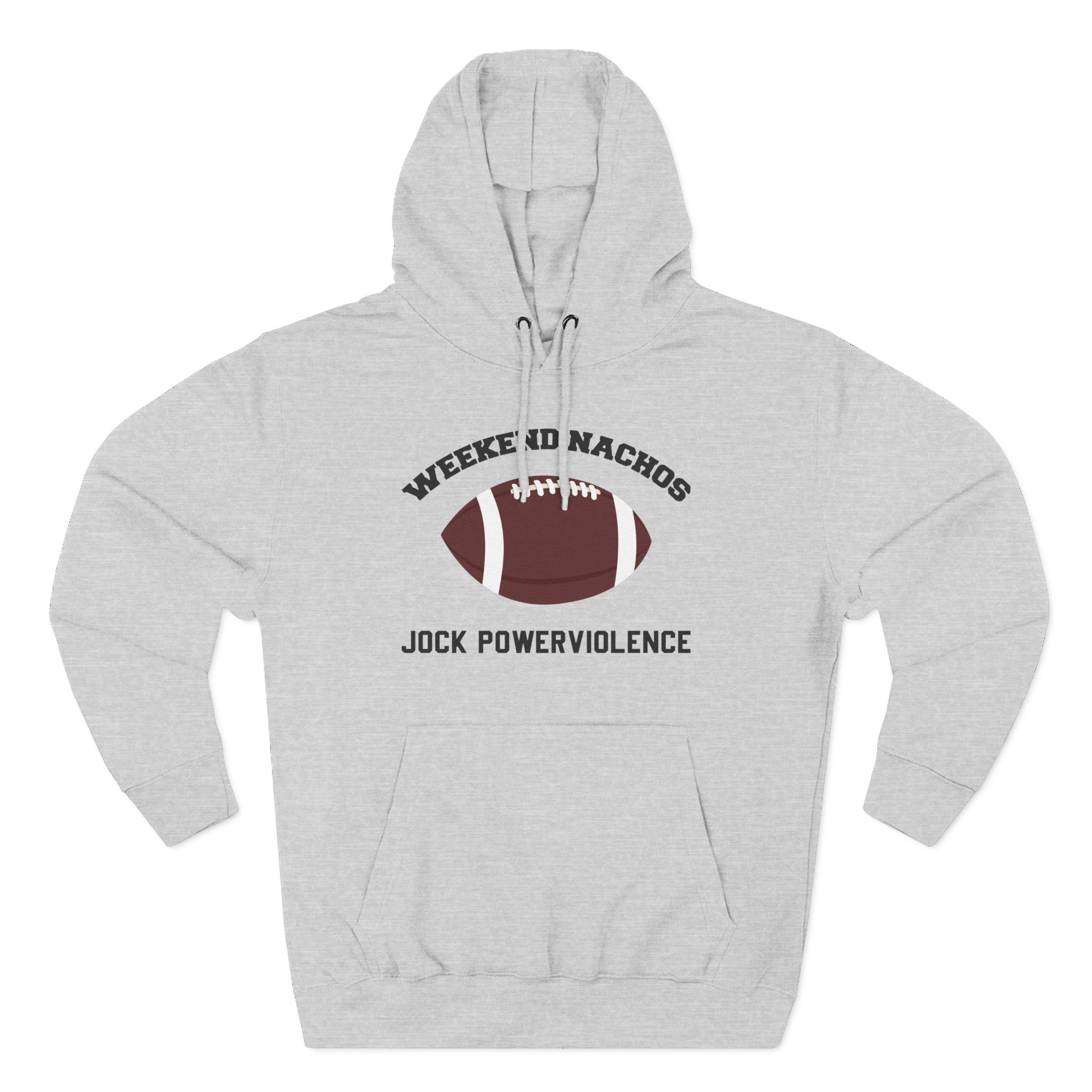 Weekend Nachos Jock Three-Panel Fleece Hoodie
