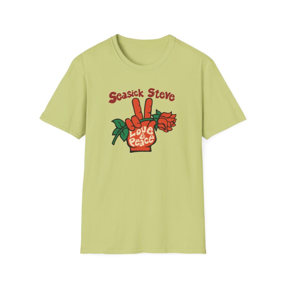 Seasick Steve Love & Peace Unisex Softstyle T-Shirt