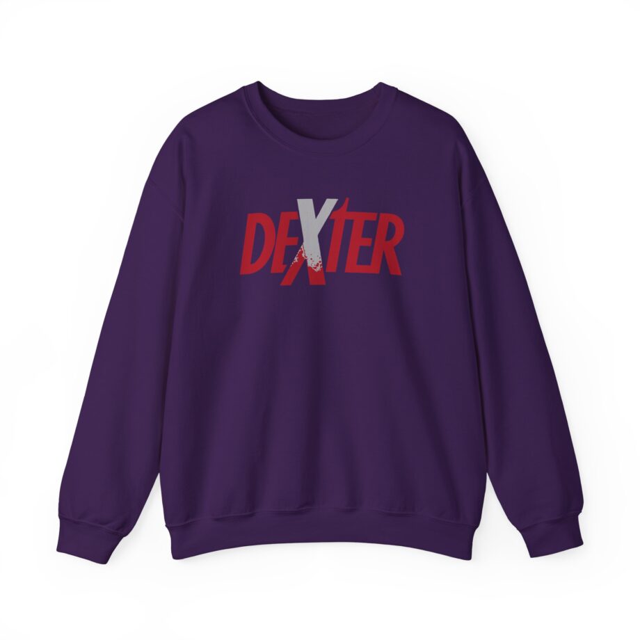 Dexter Spatter Logo Unisex Heavy Blend™ Crewneck Sweatshirt