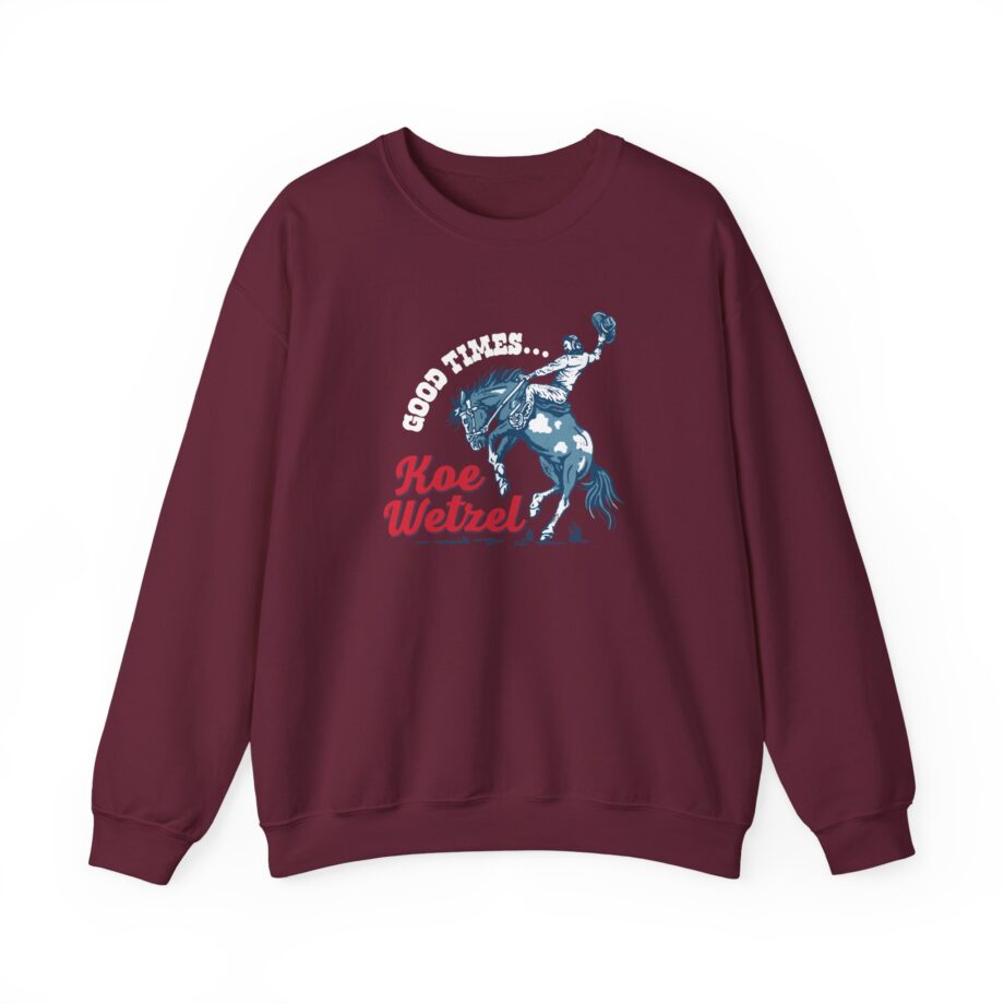 Koe Wetzel Good Times Bronco Unisex Heavy Blend™ Crewneck Sweatshirt
