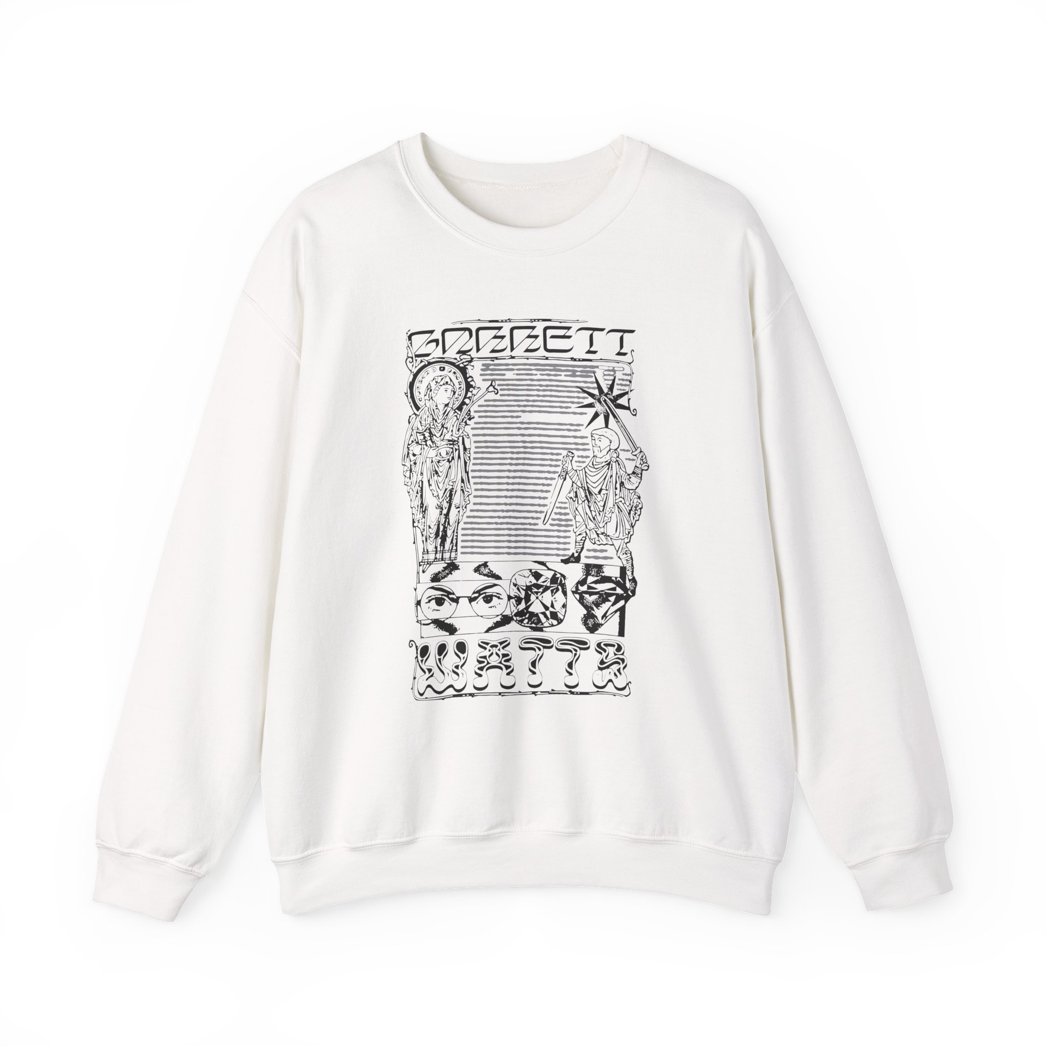 Garrett Watts the Secret  Heavy Blendâ„¢ Crewneck Sweatshirt
