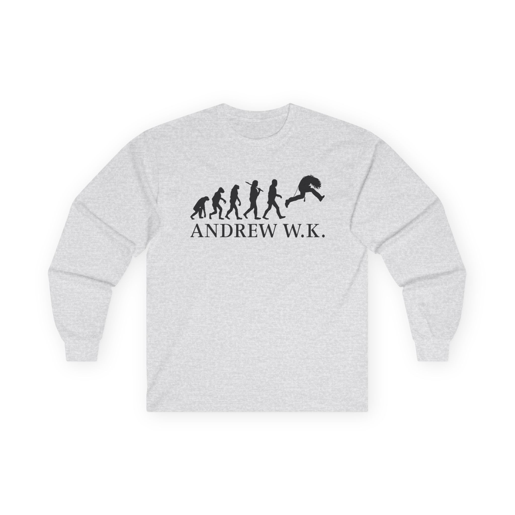 Andrew Wk Evolution of Partying Unisex Ultra Cotton Long Sleeve Tee